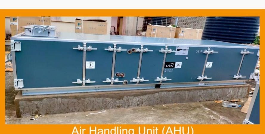Large air handling unit (AHU) on site