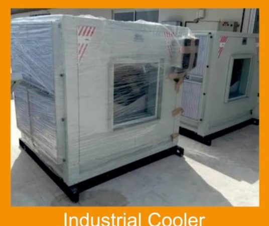 Industrial cooler unit on rooftop