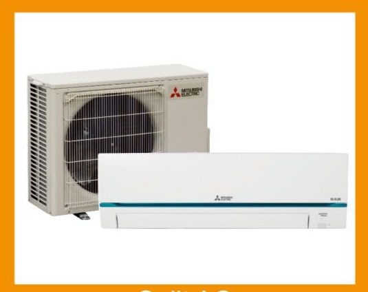 Mitsubishi Electric split AC indoor and outdoor unit