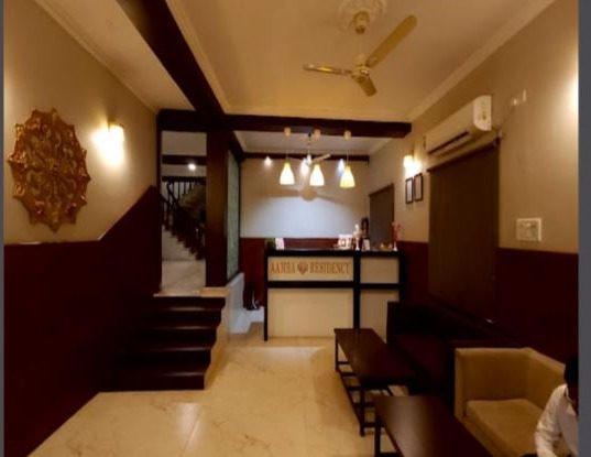 Aamba Residency hotel reception interior