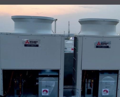 VRF outdoor units installed for Grihni Bazar commercial mall