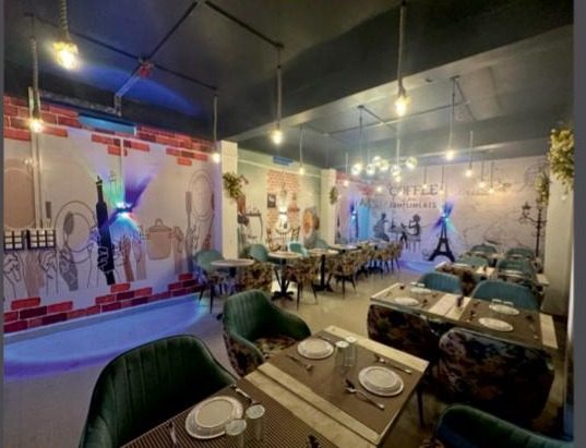 Sukh Shanti Vilas and Zaika e Magadh restaurant interior seating